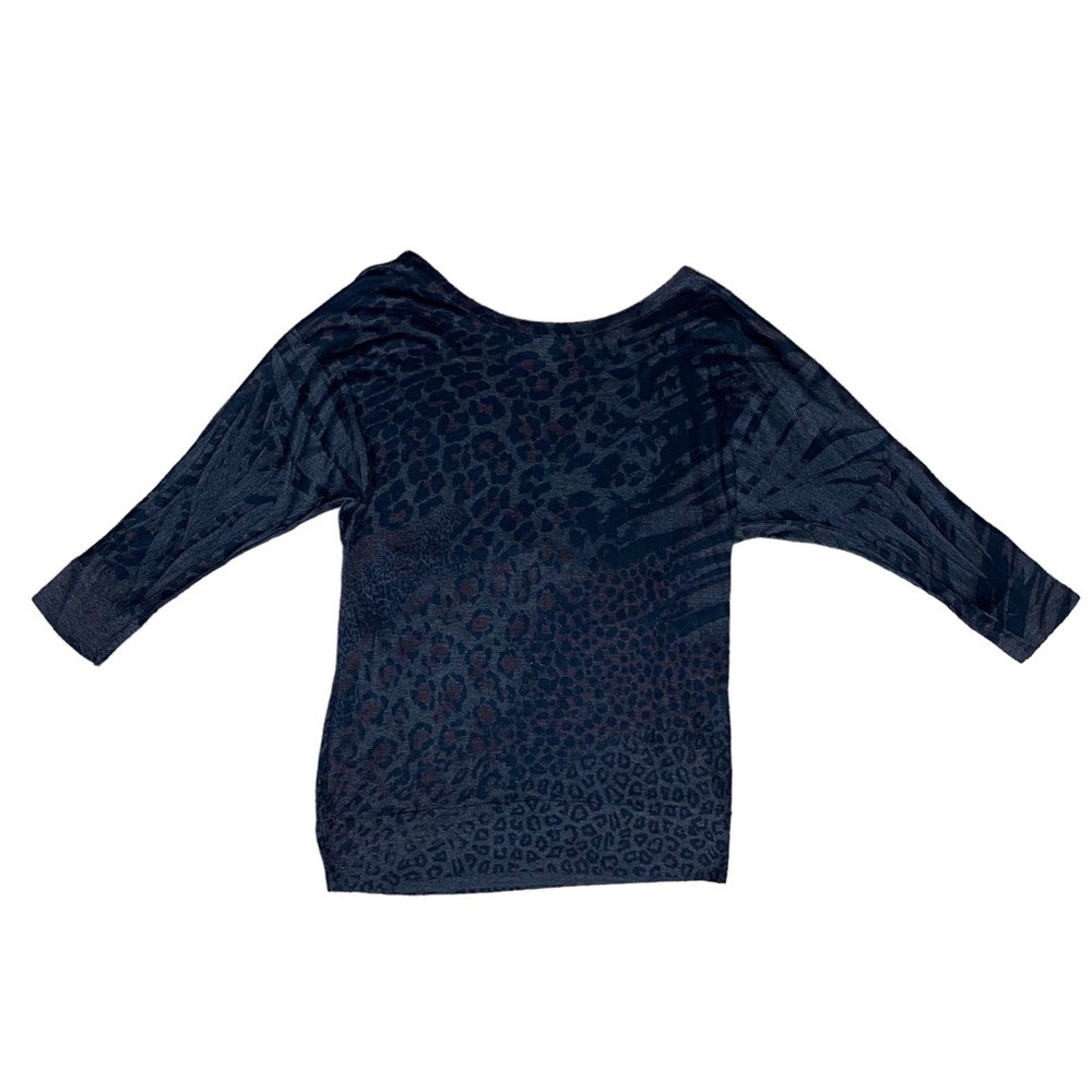 Forever 21 Long Sleeve Cheetah Print Top